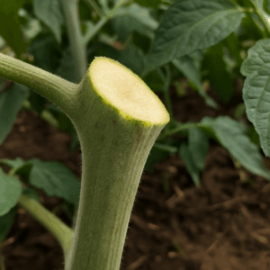 Cómo cortar esquejes de tomate en ángulo para enraizar